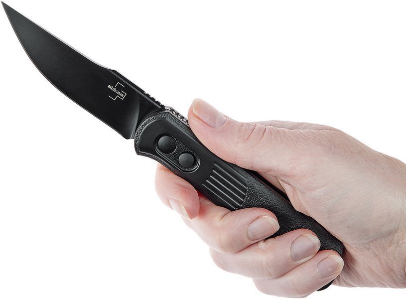 Ніж Boker Plus Alluvial All Black Blade D2 Чорний 01BO346 4008759 фото