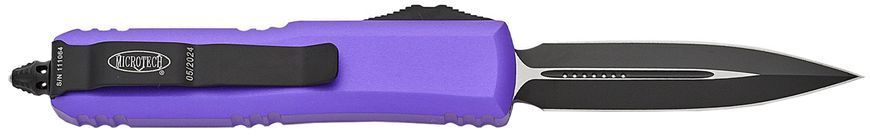 Ніж Microtech UTX-85 Double Edge Black Blade Purple 232-1PU 14090702 фото