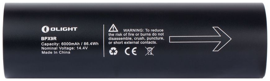 Акумуляторний блок Olight X9RBP 6000mAh 144V для X9R BPX9R 23702893 фото