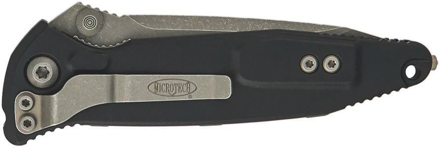 Нож Microtech Socom Elite Tanto Point Apocalyptic PS Black Полусеррейтор161-11AP 14090589 фото