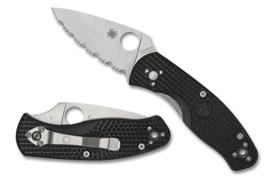 Нож Spyderco Persistence FRN Серрейтор C136SBK 871523 фото