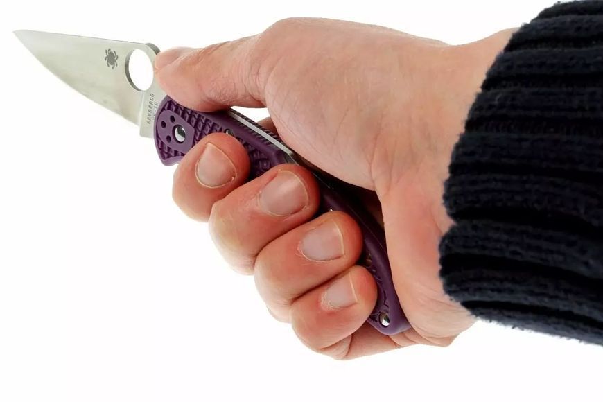 Ніж Spyderco Delica 4 Lightweight VG-10 FRN Purple C11FPPR 871733 фото