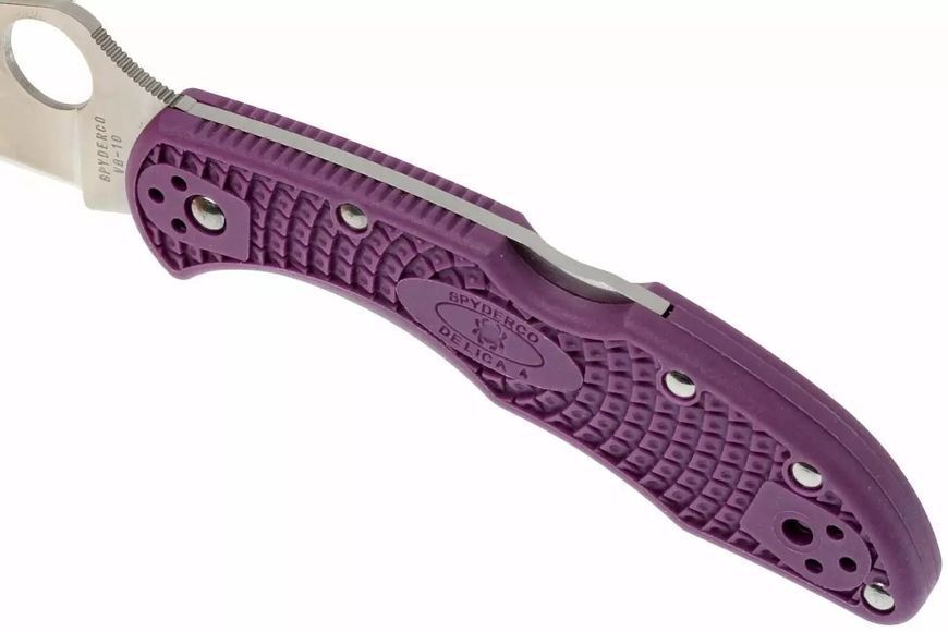 Ніж Spyderco Delica 4 Lightweight VG-10 FRN Purple C11FPPR 871733 фото