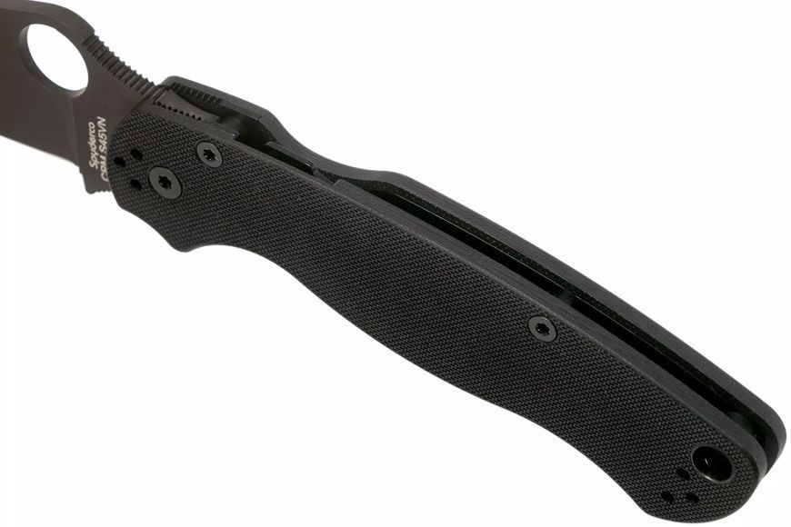 Нож Spyderco Para Military 2 Black Blade CPM-S45VN C81GPBK2 870153 фото