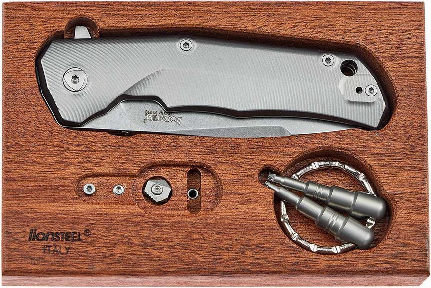 Нож Lionsteel T.R.E. Titan Grey Серый GY TRE GY 392126 фото