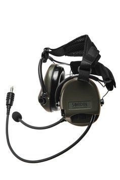 76332-06-S Навушники Sordin Supreme MIL CC Neckband Green PVC 6008834 фото
