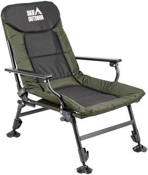 Кресло раскладное Skif Outdoor Comfy L Dark Green/Black 3890241 фото