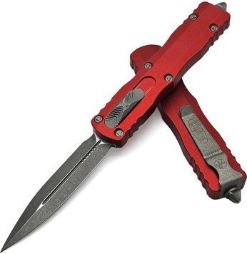 Ніж Microtech Dirac Delta D/E Apocalyptic Standard Red 227-10APRD 14090805 фото