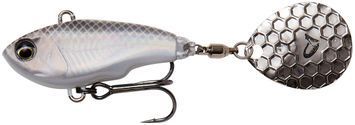 Тейл-спінер Savage Gear Fat Tail Spin 80mm 24.0g White Silver 18541175 фото