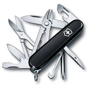 Швейцарський ніж Victorinox Deluxe Tinker 91 мм 17 функцій Чорний (1.4723.3) V77552771 фото