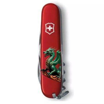 Швейцарський ніж Victorinox Spartan Zodiac Зелений дракон на дереві (1.3603_Z3350u) V77552823 фото