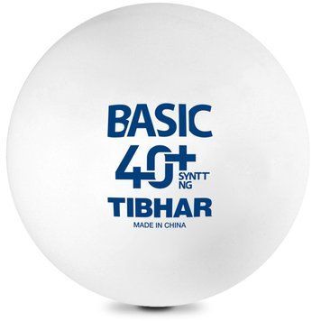 М'ячі для настільного тенісу Tibhar Basic 40+ SYNTT NG 6 шт 85511200 931890 фото