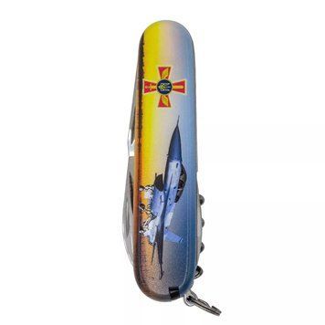 Швейцарський ніж Victorinox Spartan Army Літак та Емблема ЗС ЗСУ (1.3603.3_W3040p) V77553005 фото