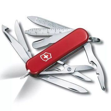 Швейцарський ніж Victorinox Midnite Minichamp 58 мм 16 функцій Червоний (0.6386) V77553680 фото