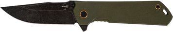 Ніж Boker Plus Kihon Assisted OD Green D2 G-10 Black Blade Олива 01BO164 4008873 фото