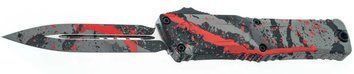 Ніж Microtech Combat Troodon Gen III D/E Signature Series Bull Shark Gray / Black Red Splatter 1142-1BGBK RDSPLS 14090767 фото