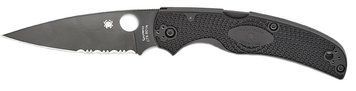 Ніж Spyderco Native Chief Black Blade FRN Напівсеррейтор C244PSBBK 871630 фото