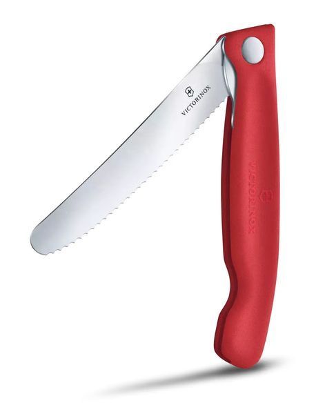 Ніж для пікніка складаний Victorinox Swiss Classic Picnic Серрейтор Червоний6.7831.FC1 V77554429 фото