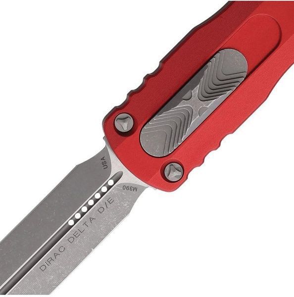 Ніж Microtech Dirac Delta D/E Apocalyptic Standard Red 227-10APRD 14090805 фото