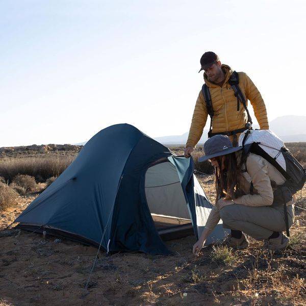 Намет надлегкий одномісний з футпринтом Naturehike Cloud Up 1 Updated NH18T010-T, 20D, темно-синій 97839 фото