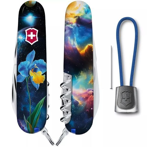 Швейцарський ніж Victorinox Camper Ukraine Блакитно-жовтий ірис 1.3613.3_R2060pk V77554546 фото