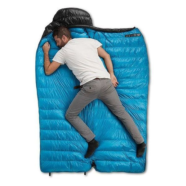 Спальник з натуральним пухом Naturehike CWZ400 NH19W400-Z, (7&deg;C), p-р L, Жовтий 83020 фото