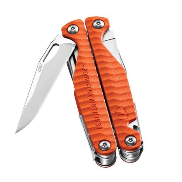 Мультитул Leatherman Charge PLUS Orange + Чохол + метричні біти + кліпса + кільце для темляка 4007845 фото