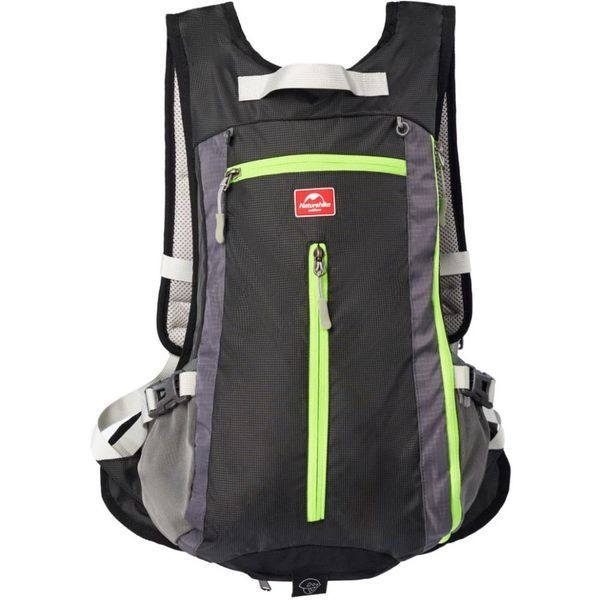 Велорюкзак з чохлом для шолома Naturehike 15 л sky blue NH15C001-B, Голубой 99186 фото
