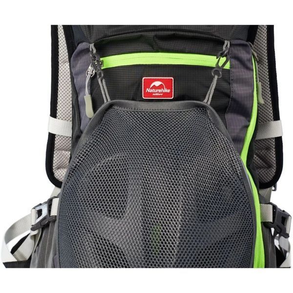 Велорюкзак з чохлом для шолома Naturehike 15 л sky blue NH15C001-B, Голубой 99186 фото