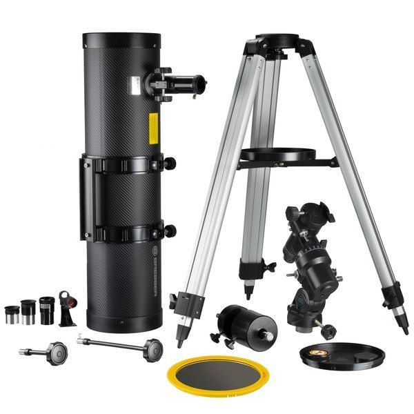 Телескоп Bresser Pollux 150/1400 EQ3 Carbon с солнечным фильтром и адаптером для смартфона (4690900) 922305 фото
