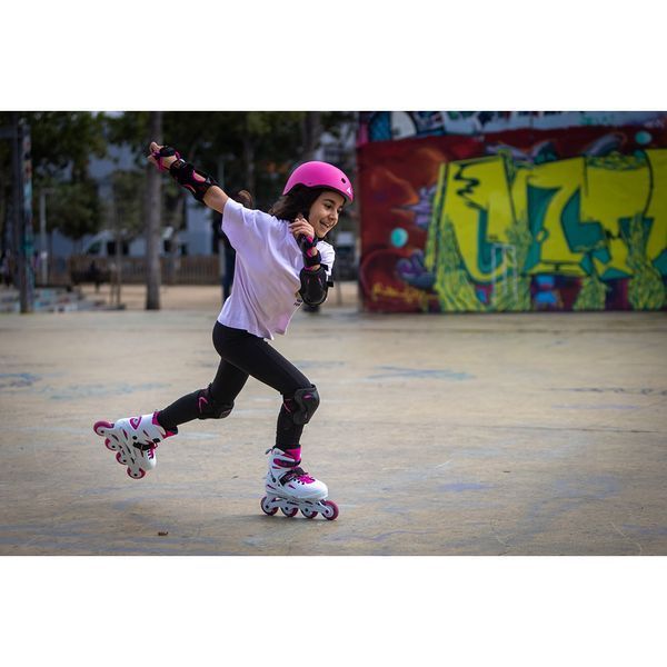 Rollerblade роликові ковзани Fury Combo white-pink 36.5-40.5 29318 фото