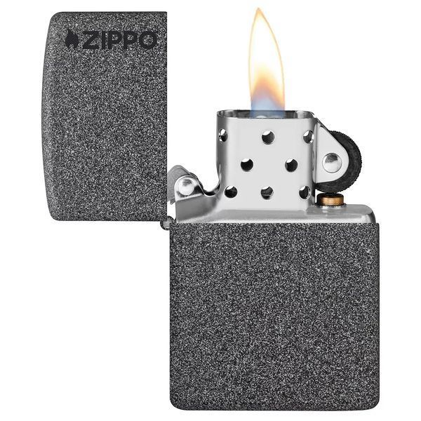 Запальничка Zippo Reg Iron Stone Logo Zippo 211 ZL V77553997 фото
