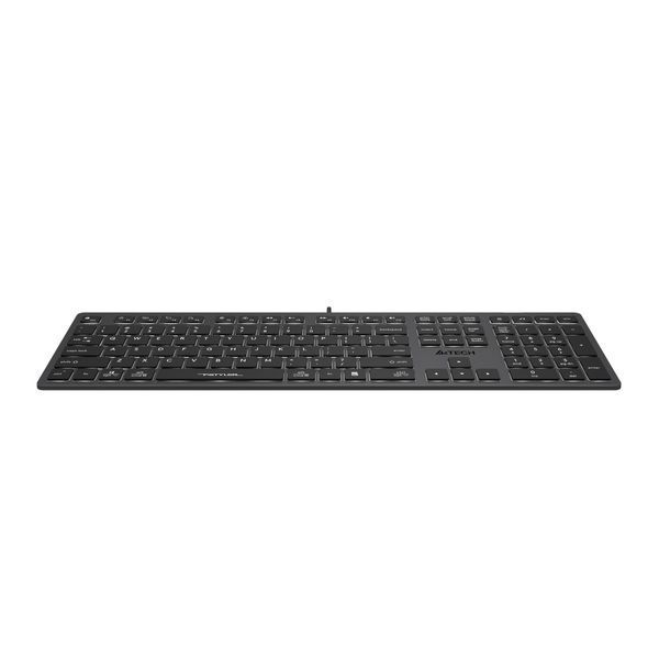 Клавіатура A4-Tech Fstyler FX60H, сірий колір, USB, біле підсвічування FX60H USB (Grey) White backlit 1605606 фото