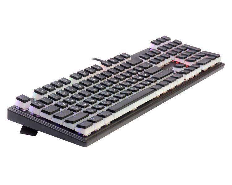 Механічна клавіатура A4Tech Bloody S510R, червоні світчі, чорна, RGB підсвічування клавіш, USB S510R Bloody (Pudding Black) 1605945 фото