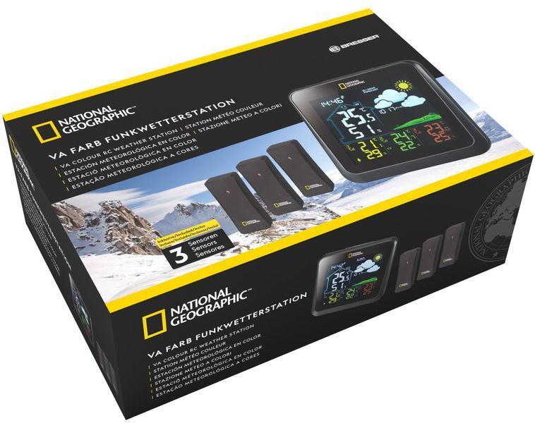 Метеостанция National Geographic VA Colour Multi-Zone с 3 датчиками 9070710 фото
