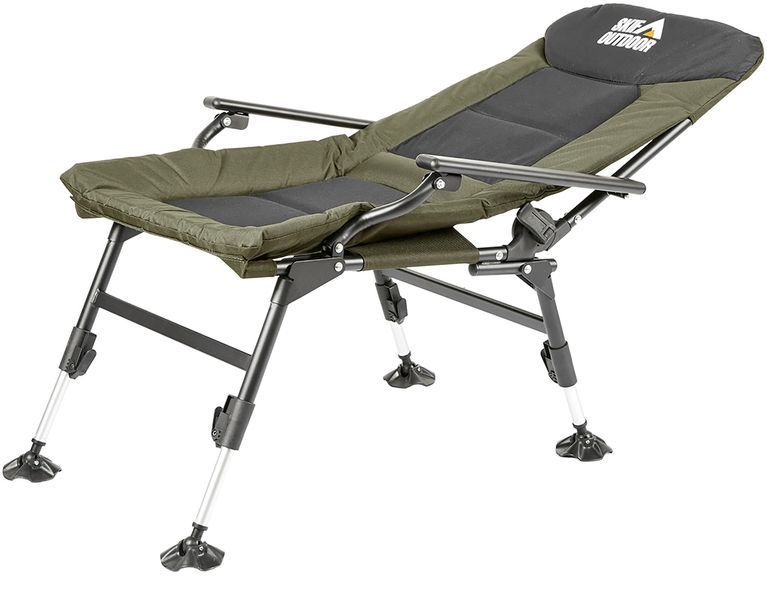 Крісло розкладне Skif Outdoor Comfy L Dark Green/Black 3890241 фото
