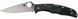 Ніж Spyderco Endura 4 Black FRN flat ground C10FPBK 871185 фото 1