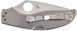 Ніж Spyderco UpTern Stainless Steel Напівсеррейтор C261PS 871552 фото 2