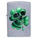 Запальничка Zippo Lucky Skull Срібляста 49260 V77550518 фото 1