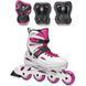 Rollerblade роликові ковзани Fury Combo white-pink 36.5-40.5 29318 фото 1