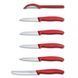 Набір кухонних овочевих ножів та овочечистки Victorinox Swiss Classic Paring Set 6 предметів Червоний (6.7111.6G) V77551925 фото 2