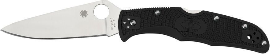 Ніж Spyderco Endura 4 Black FRN flat ground C10FPBK 871185 фото