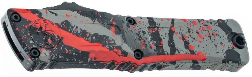 Ніж Microtech Combat Troodon Gen III D/E Signature Series Bull Shark Gray / Black Red Splatter 1142-1BGBK RDSPLS 14090767 фото