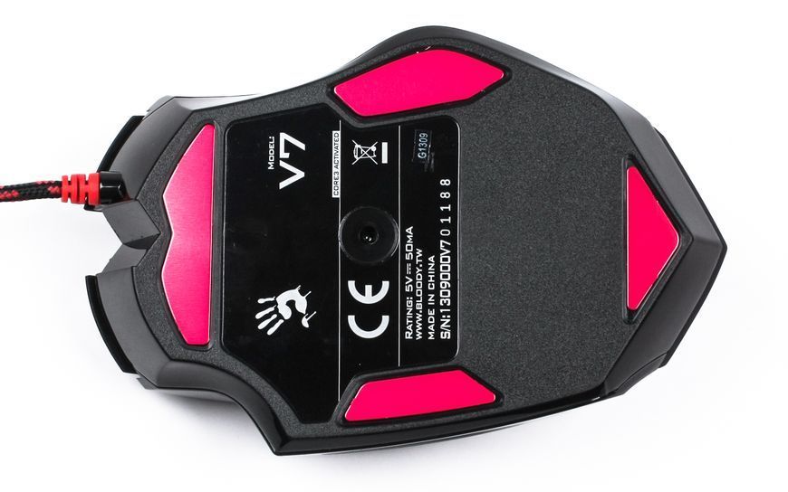 Миша ігрова A4-Tech Bloody V7M, чорна, з підсвічуванням, USB V7M Bloody (Black) 0202659 фото