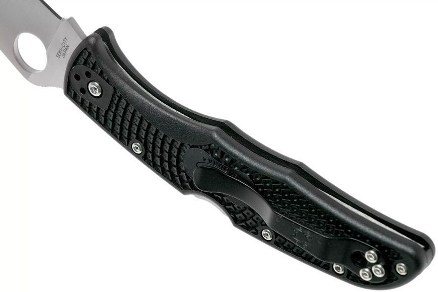 Ніж Spyderco Endura 4 Black FRN flat ground C10FPBK 871185 фото