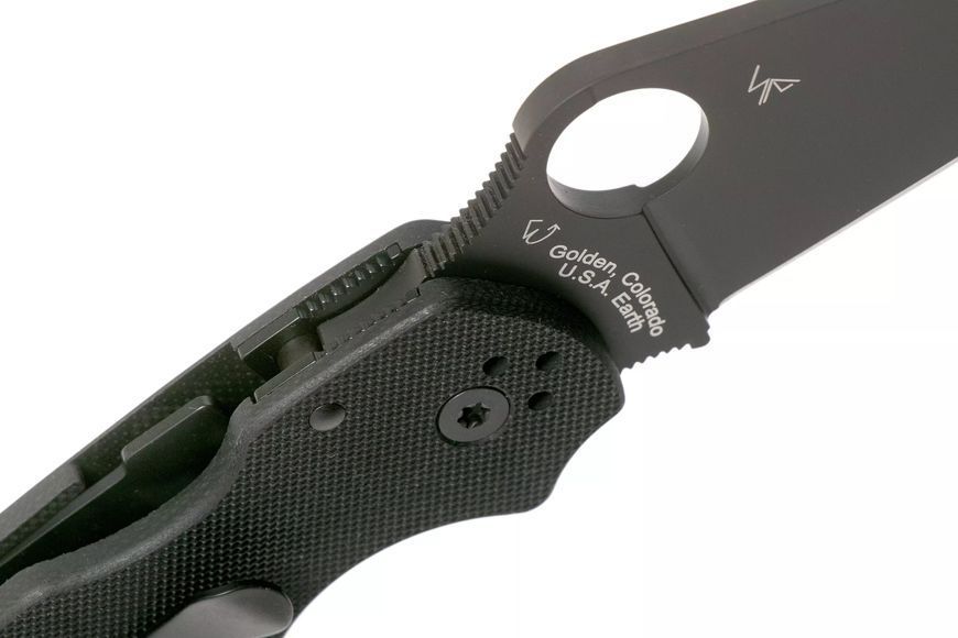Ніж Spyderco Para 3 Black Blade CPM-S45VN G-10 Black C223GPBK 871738 фото