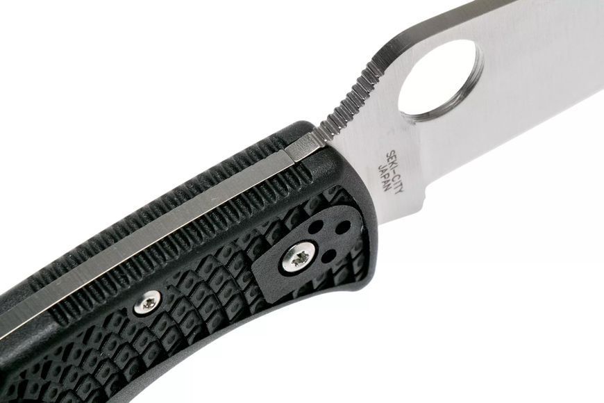 Ніж Spyderco Endura 4 Black FRN flat ground C10FPBK 871185 фото