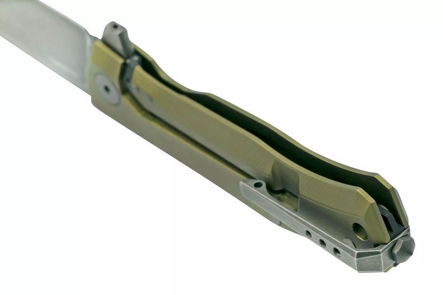 Ніж Lionsteel Myto Black Blade Aluminium Green MT01A GB 392150 фото