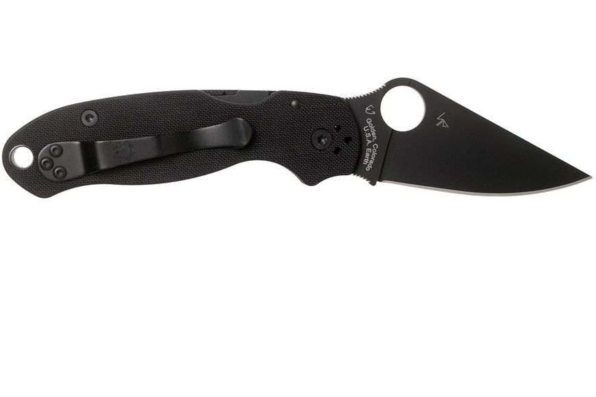 Ніж Spyderco Para 3 Black Blade CPM-S45VN G-10 Black C223GPBK 871738 фото