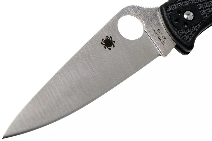 Ніж Spyderco Endura 4 Black FRN flat ground C10FPBK 871185 фото